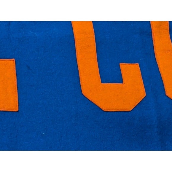 Hope College RARE 1950s Chipenco Banner Flag Chicago Pennant Company 31"x 67" - Picture 5 of 16